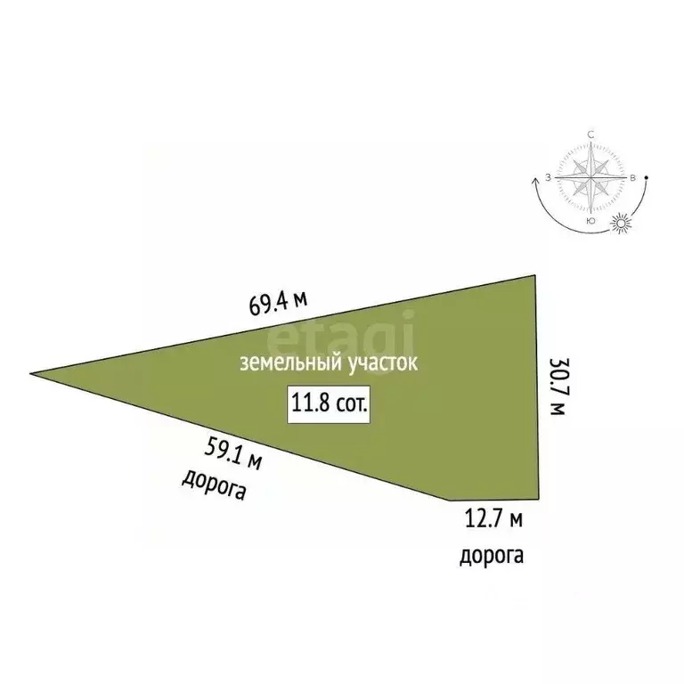 Участок в Ростовская область, Аксайский район, Большелогское с/пос, ... - Фото 2