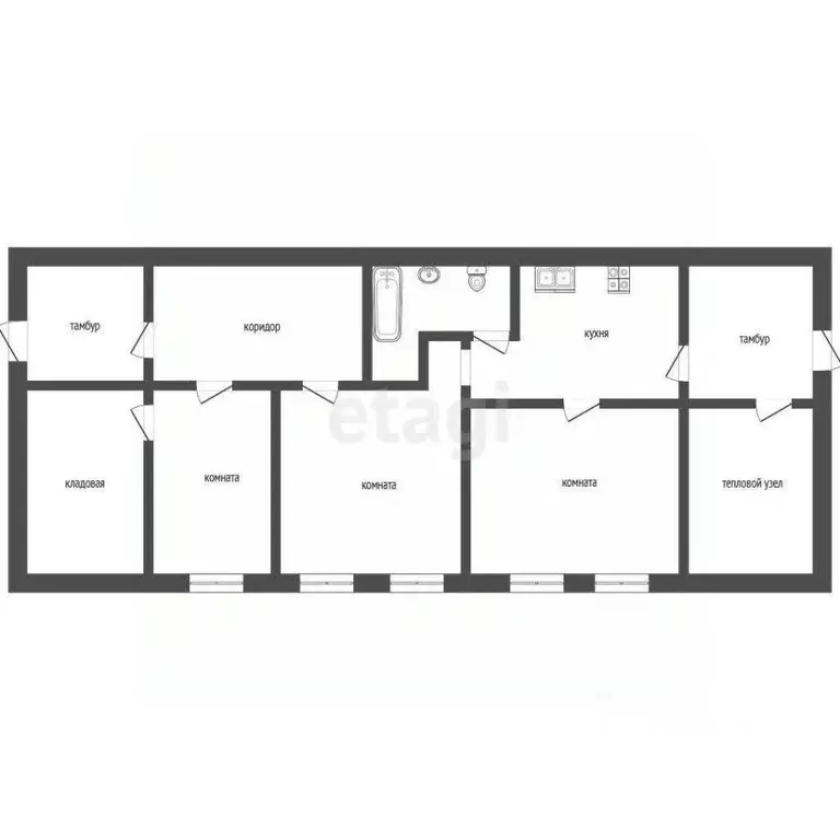 3-к кв. Костромская область, Кострома ул. Симановского, 34 (64.2 м) - Фото 2