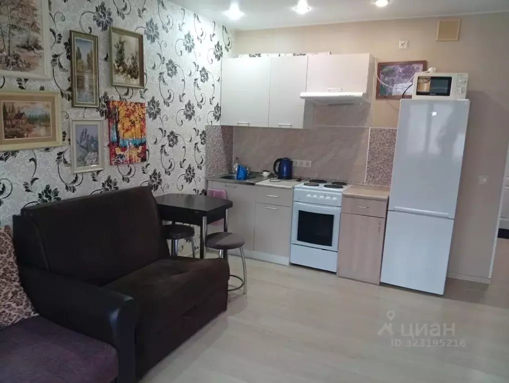 Студия Московская область, Домодедово Южный мкр, ул. Курыжова, 30 ... - Фото 1