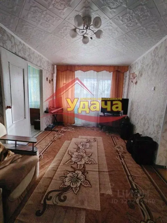 2-к кв. Оренбургская область, пос. Комаровский ул. Южная, 16 (44.5 м) - Фото 1