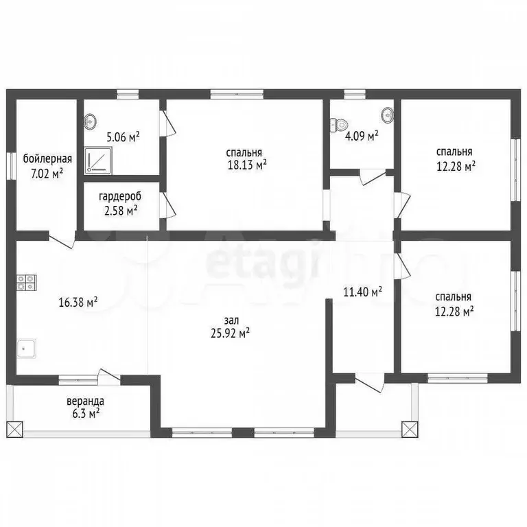 Дом 137 м на участке 5,5 сот. - Фото 0