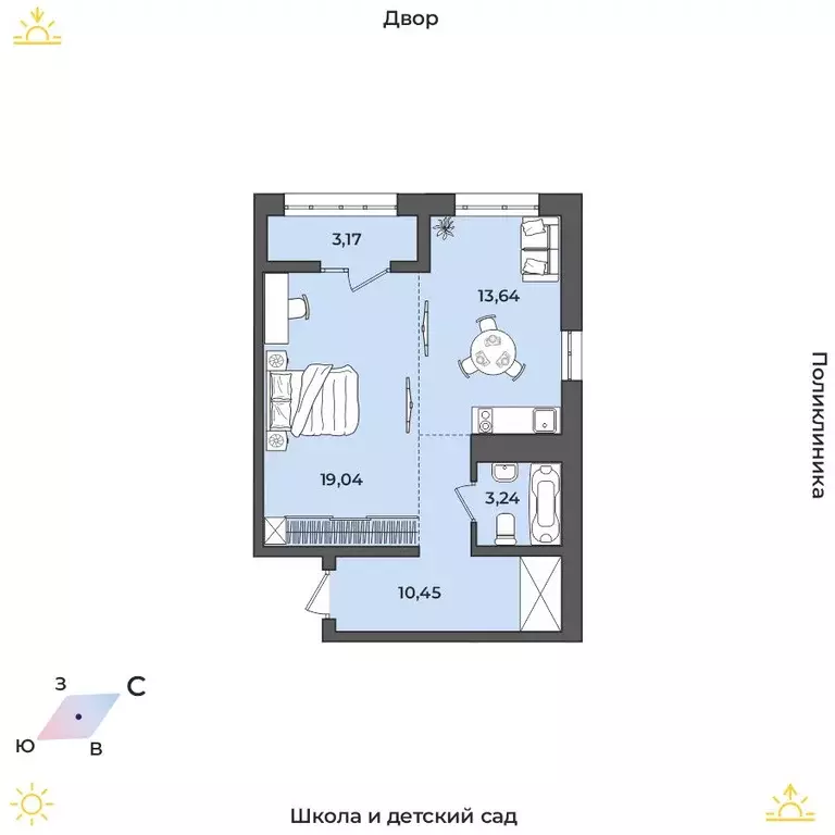 1-к кв. Иркутская область, Иркутский муниципальный округ, Маркова рп, ... - Фото 1