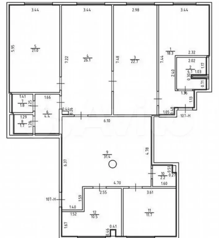 Офис, 155.9 м - Фото 0