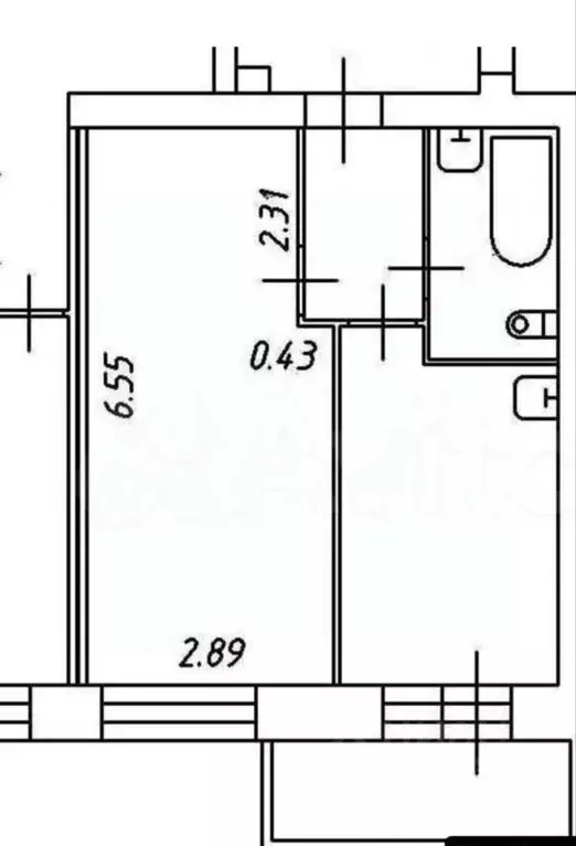 1-к кв. Ярославская область, Ярославский муниципальный округ, пос. ... - Фото 2