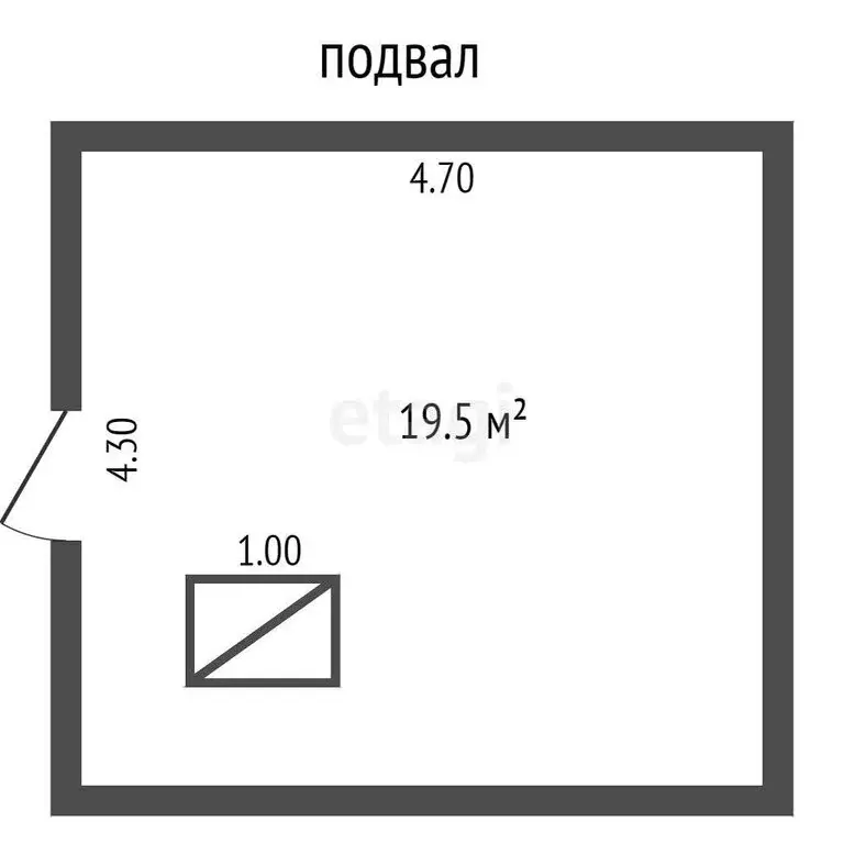 Дом в село Нижняя Синячиха, Спиридоновская улица (54.7 м) - Фото 1