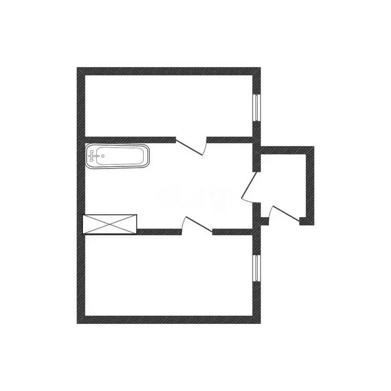 Дом в Вейделевка, Берёзовая улица (34.6 м) - Фото 1