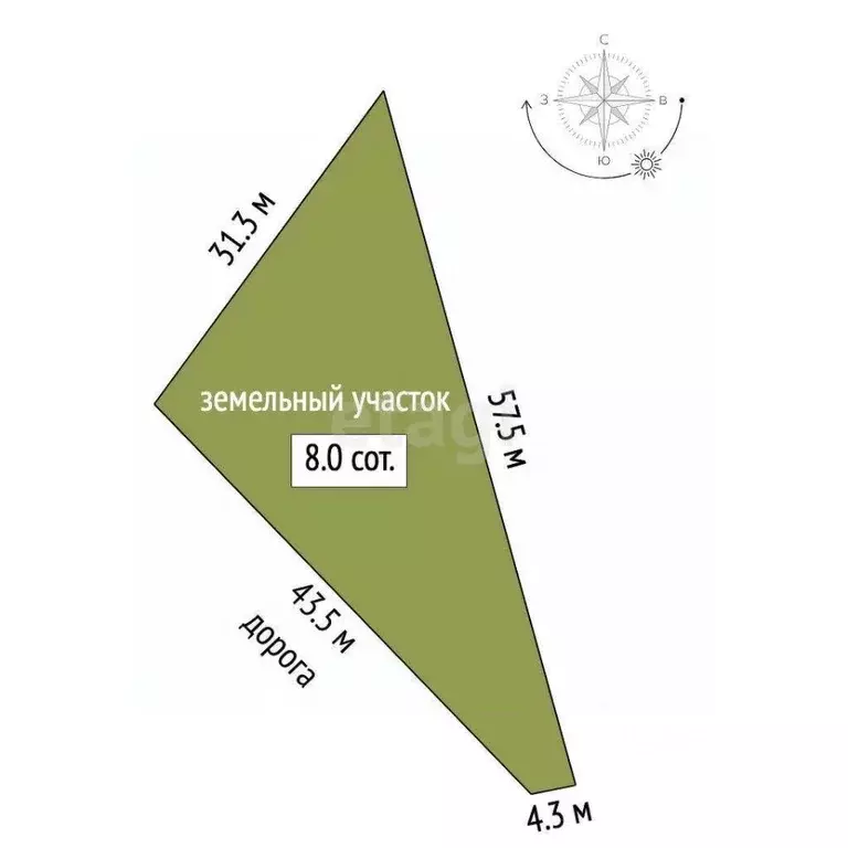 Участок в Москва Катюша ДНТ,  (7.98 сот.) - Фото 1