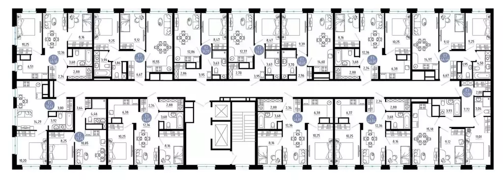 2-к кв. Рязанская область, Рязань 9-10-й кв-л,  (46.05 м) - Фото 2