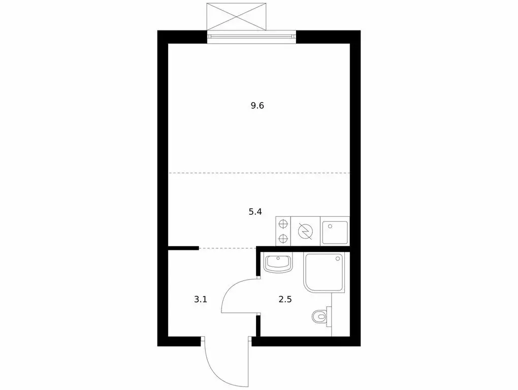 Квартира-студия: Ильинское-Усово, ЖК Ильинские Луга, к2.8 (20.6 м) - Фото 0
