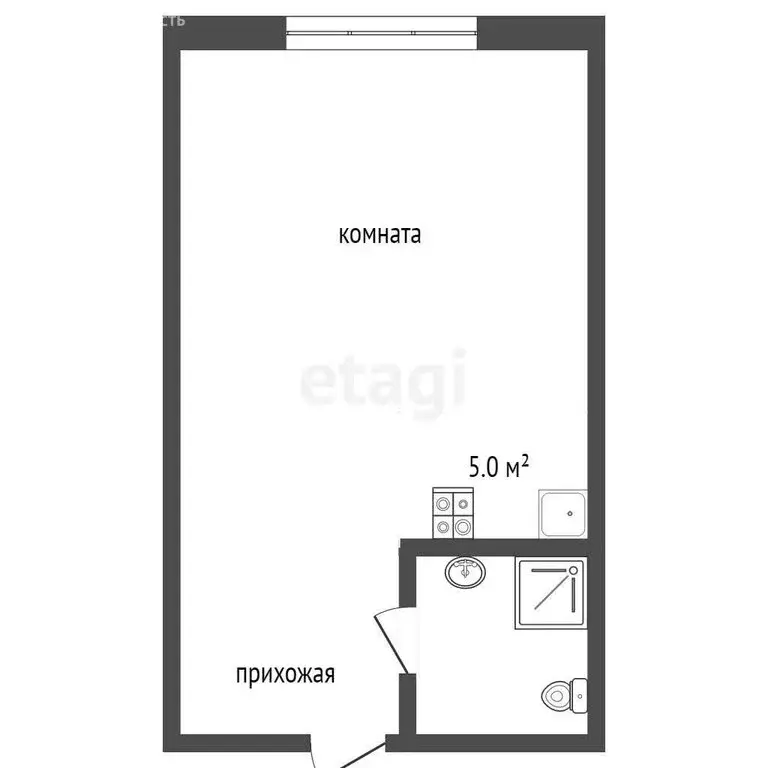 Квартира-студия: Анапа, Крестьянская улица, 27к4 (19.6 м) - Фото 1