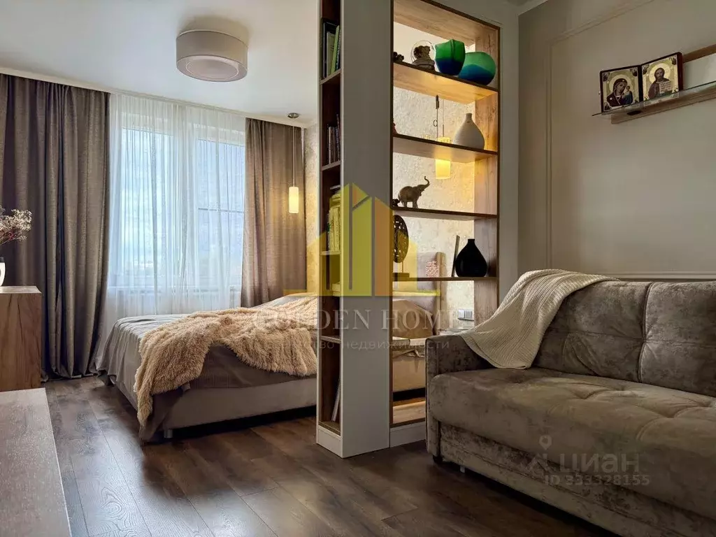 Квартира, 1 комната, 42.7 м - Фото 1