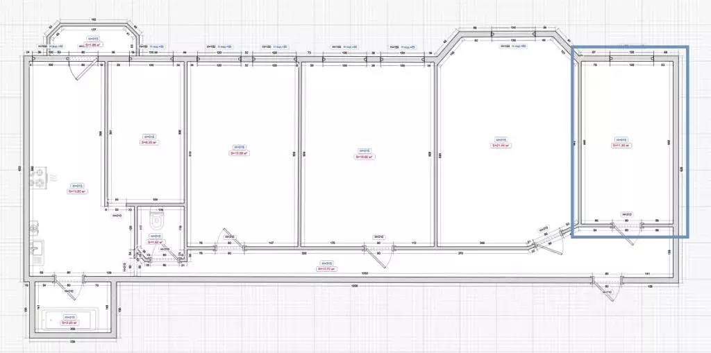 Комната Санкт-Петербург Лахтинская ул., 20 (11.2 м) - Фото 2