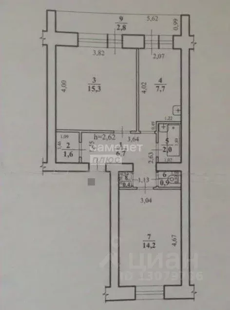 2-к кв. Забайкальский край, Читинский район, Новокручининский пгт ул. ... - Фото 2