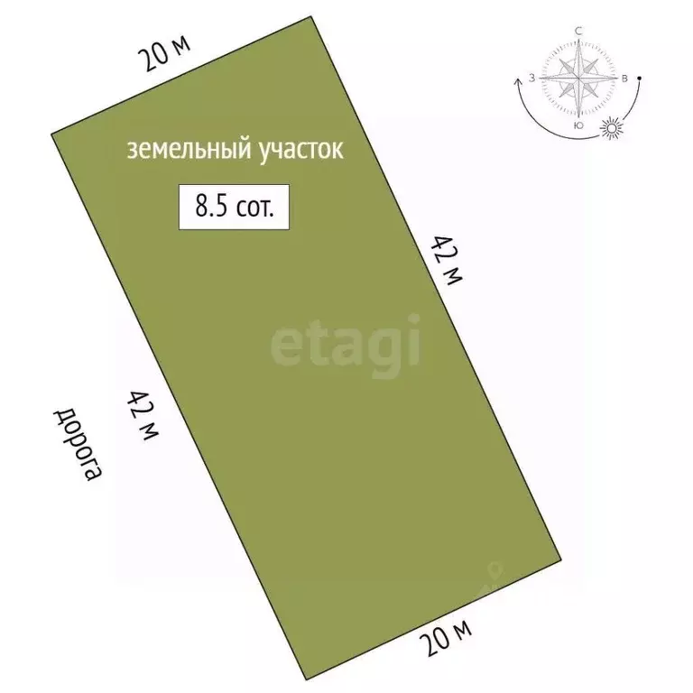 Участок в Костромская область, Костромской район, с. Сущево Советская ... - Фото 2