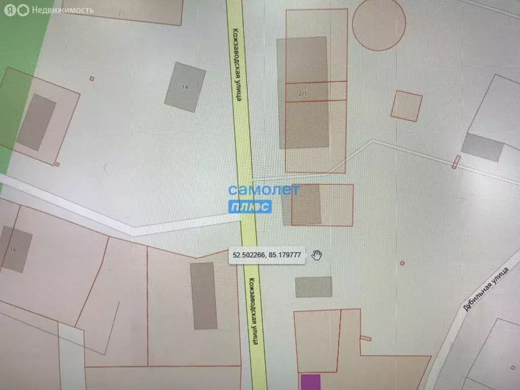 Участок в Бийск, Кожзаводская улица, 3А (2.8 м) - Фото 0