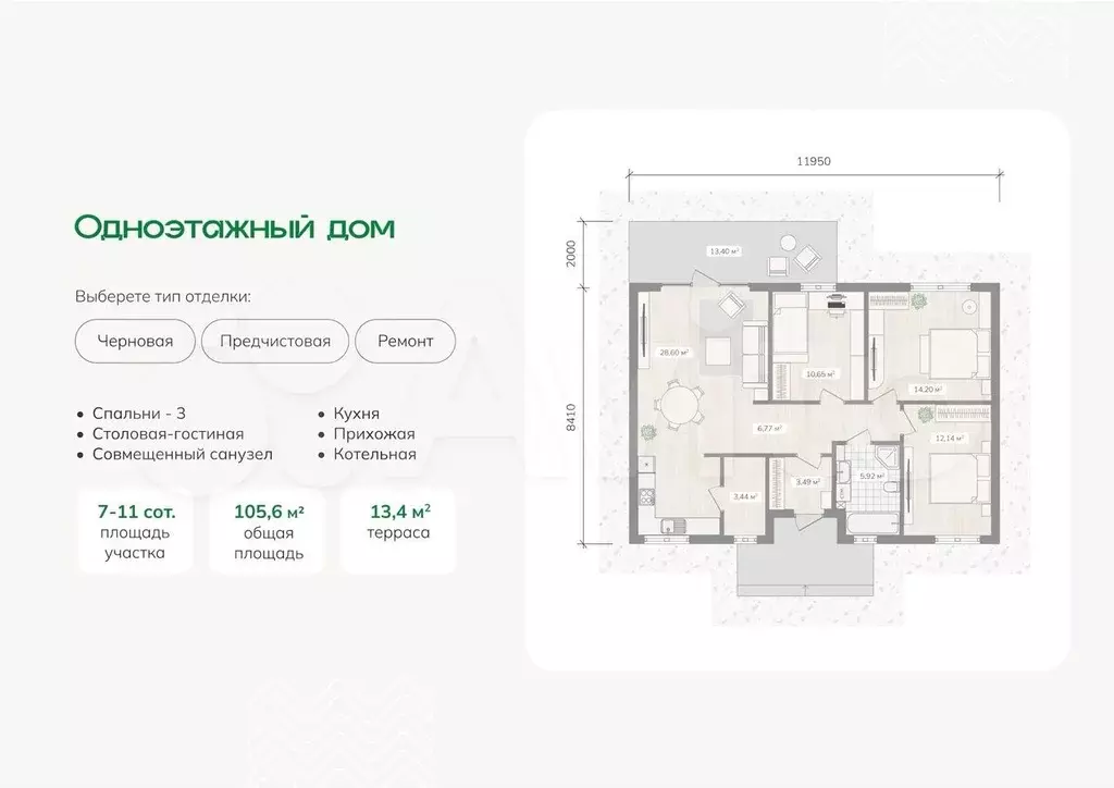 Дом 106 м на участке 7 сот. - Фото 0