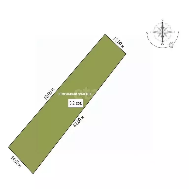 Участок в Амурская область, Благовещенский район, Садовые участки  ... - Фото 1