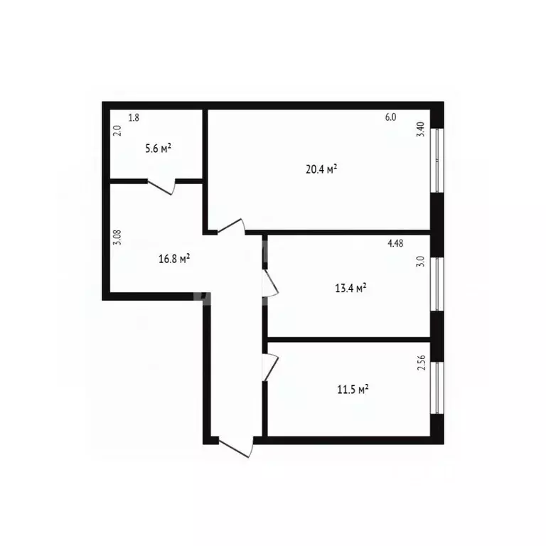 2-к кв. Дагестан, Дербент ул. Сальмана, 85А (70.0 м) - Фото 2