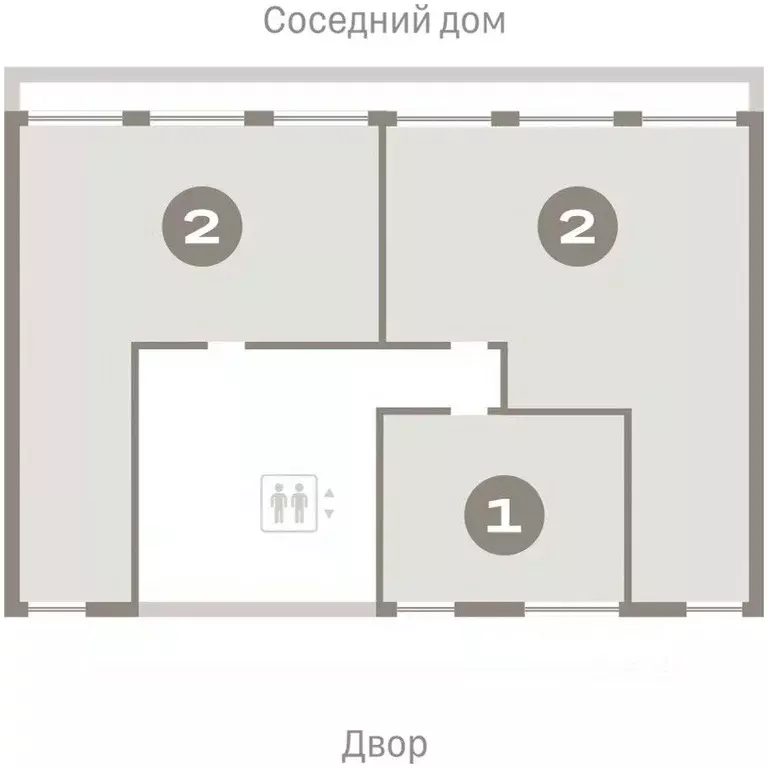 2-к кв. Ханты-Мансийский АО, Сургут 1-й мкр, Нефть жилой комплекс ... - Фото 1