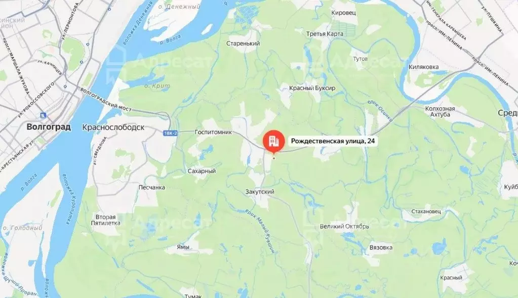 Участок в Волгоградская область, Среднеахтубинский район, Фрунзенское ... - Фото 2