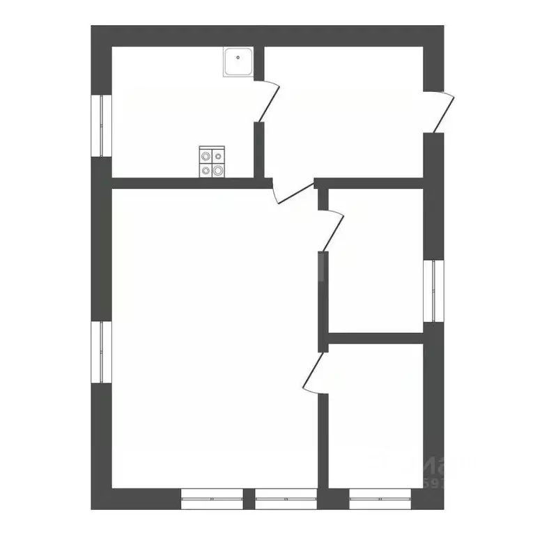 Дом в Тульская область, Болохово Киреевский район, ул. Соловцова (42 ... - Фото 1
