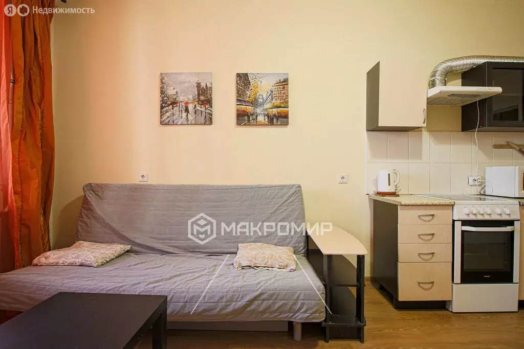 Квартира-студия: Санкт-Петербург, улица Бутлерова, 11к4 (25 м) - Фото 1