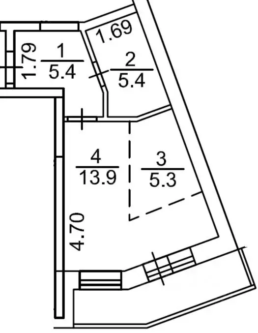 Студия Новосибирская область, Новосибирск ул. Николаева, 18 (35.6 м) - Фото 0