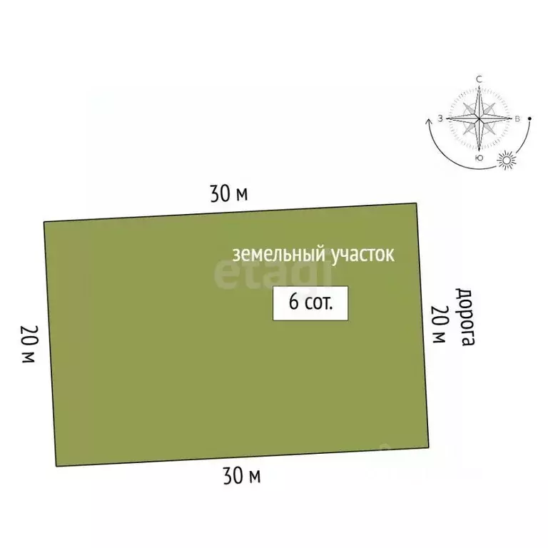 Участок в Крым, Симферопольский район, с. Мирное ул. Эмира Челбаша ... - Фото 2