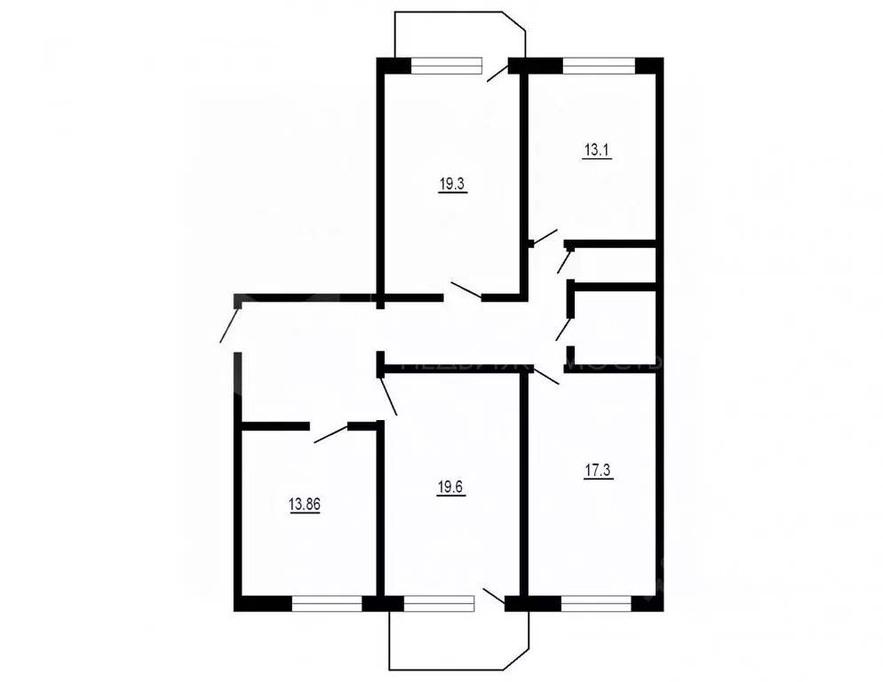 4-к кв. Тюменская область, Тюмень Народная ул., 2 (105.6 м) - Фото 2