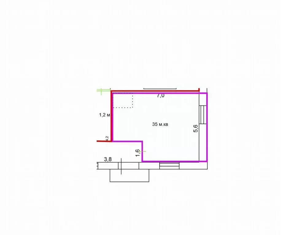 Торговая площадь в Санкт-Петербург Гаванская ул., 42 (25 м) - Фото 1
