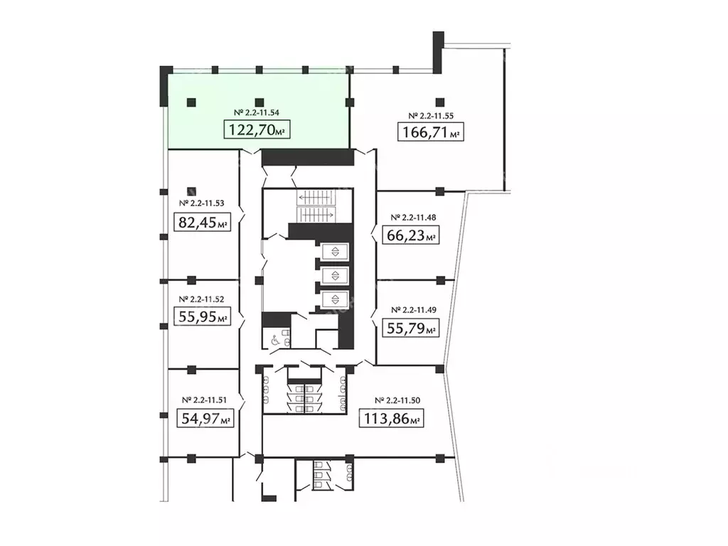 Офис в Санкт-Петербург Левашовский просп., 15 (123 м) - Фото 2