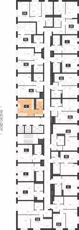 Квартира-студия, 26,1 м, 17/25 эт. - Фото 1