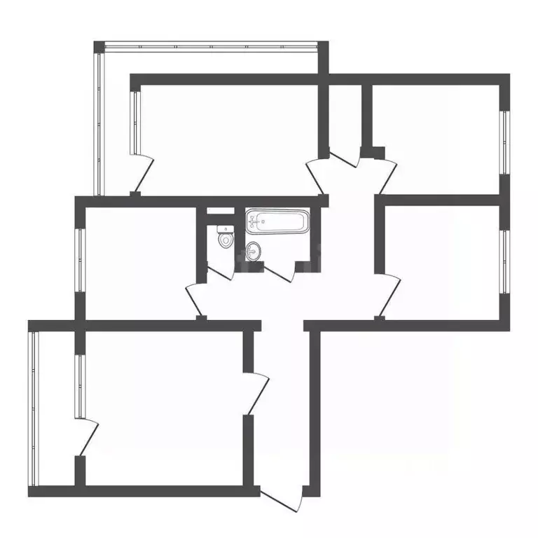 4-к кв. Кемеровская область, Прокопьевск просп. Строителей, 31 (76.1 ... - Фото 2