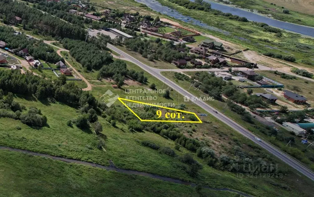 Участок в Рязанская область, Рязанский муниципальный округ, с. ... - Фото 1