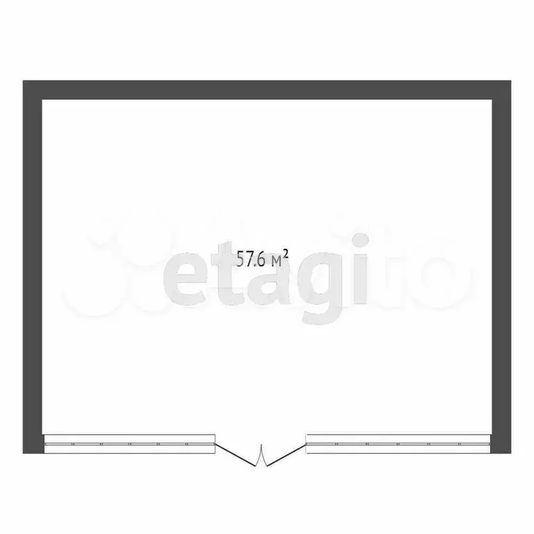 Продам помещение свободного назначения, 57.6 м - Фото 0