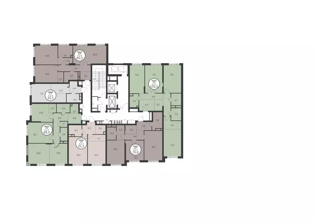 3-комнатная квартира: Москва, Крылатская улица, 33к1 (109.2 м) - Фото 1