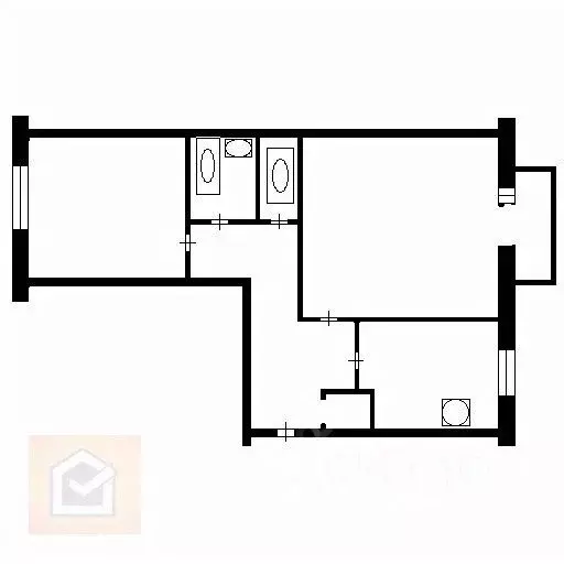 2-к кв. Крым, Симферопольский район, Молодежное пгт ул. Строителей, 9 ... - Фото 2