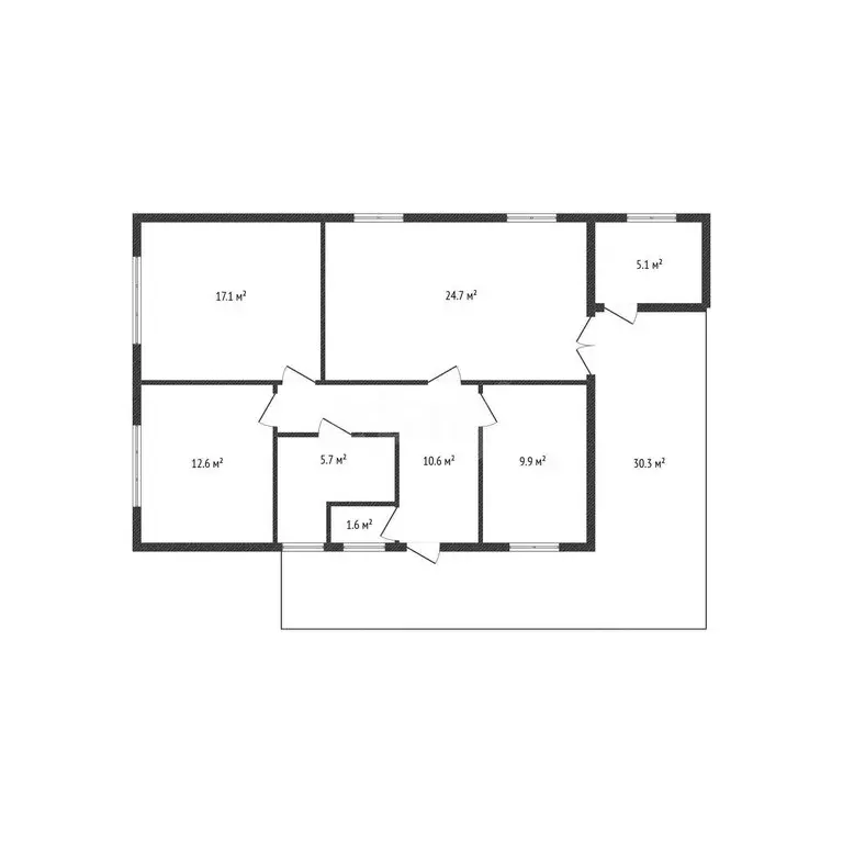 Дом в станица Старокорсунская, Интернациональная улица, 56 (117.6 м) - Фото 1