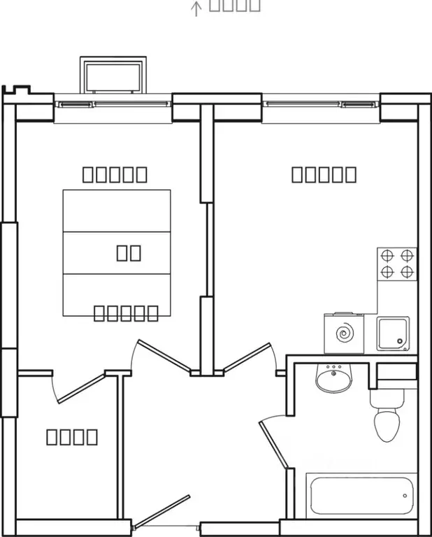 1-к кв. Московская область, Ленинский городской округ, д. Сапроново, ... - Фото 1