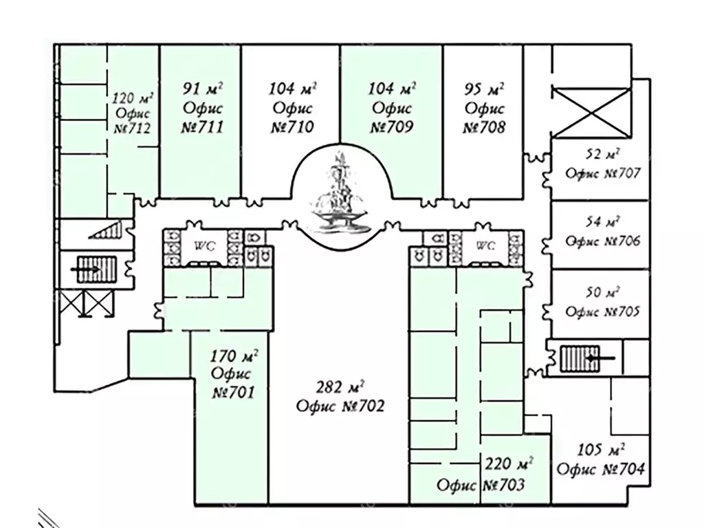Офис в Санкт-Петербург Выборгская наб., 55к3 (705 м) - Фото 2