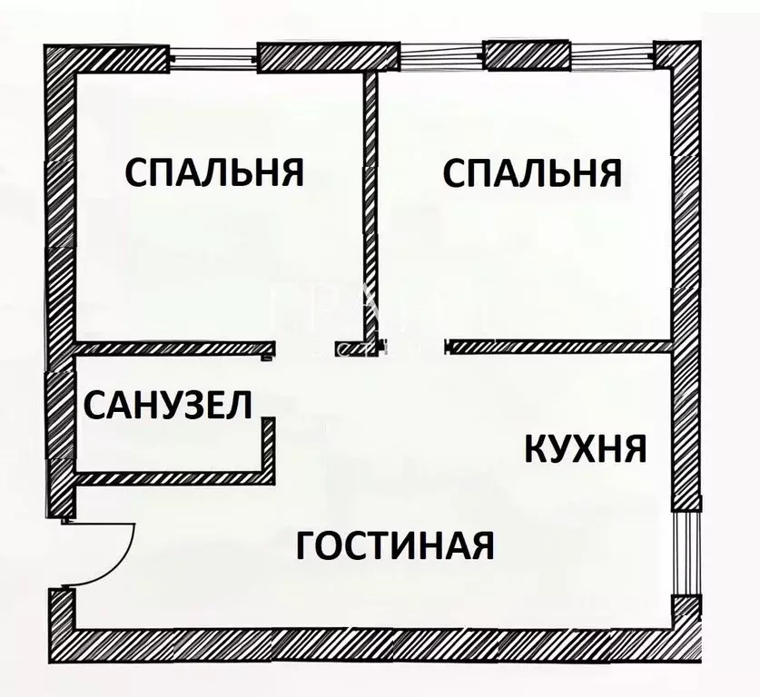 3-к кв. Москва Подсосенский пер., 24 (50.0 м) - Фото 2