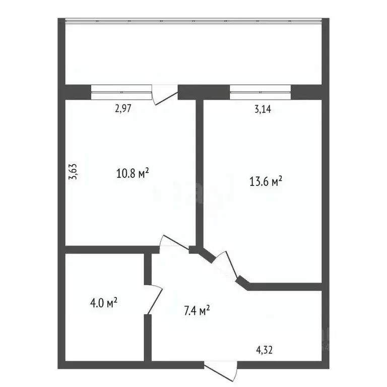1-к кв. Амурская область, Благовещенск Игнатьевское ш., 25/12 (39.4 м) - Фото 2