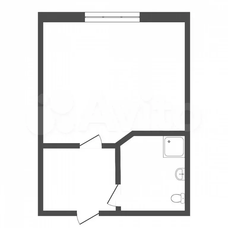 Квартира-студия, 20,5 м, 2/4 эт. - Фото 0