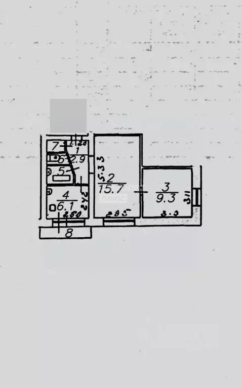 2-к кв. Астраханская область, Астрахань Боевая ул., 65к2 (37.8 м) - Фото 1