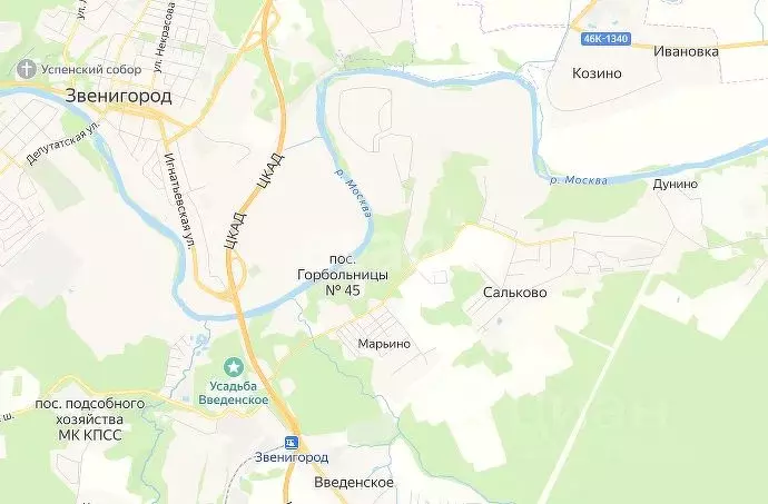 Участок в Московская область, Звенигород Одинцовский городской округ, ... - Фото 1