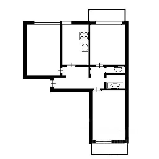 3-к кв. Москва Балаклавский просп., 52К1 (63.0 м) - Фото 2