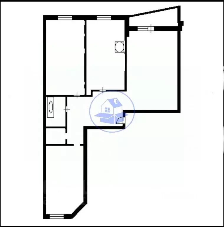 3-к кв. Новосибирская область, Новосибирск ул. Галущака, 15 (87.5 м) - Фото 1