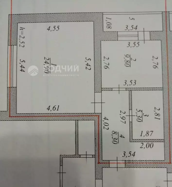 1-к кв. Чувашия, Чебоксары просп. Максима Горького, 27к1 (48.3 м) - Фото 2