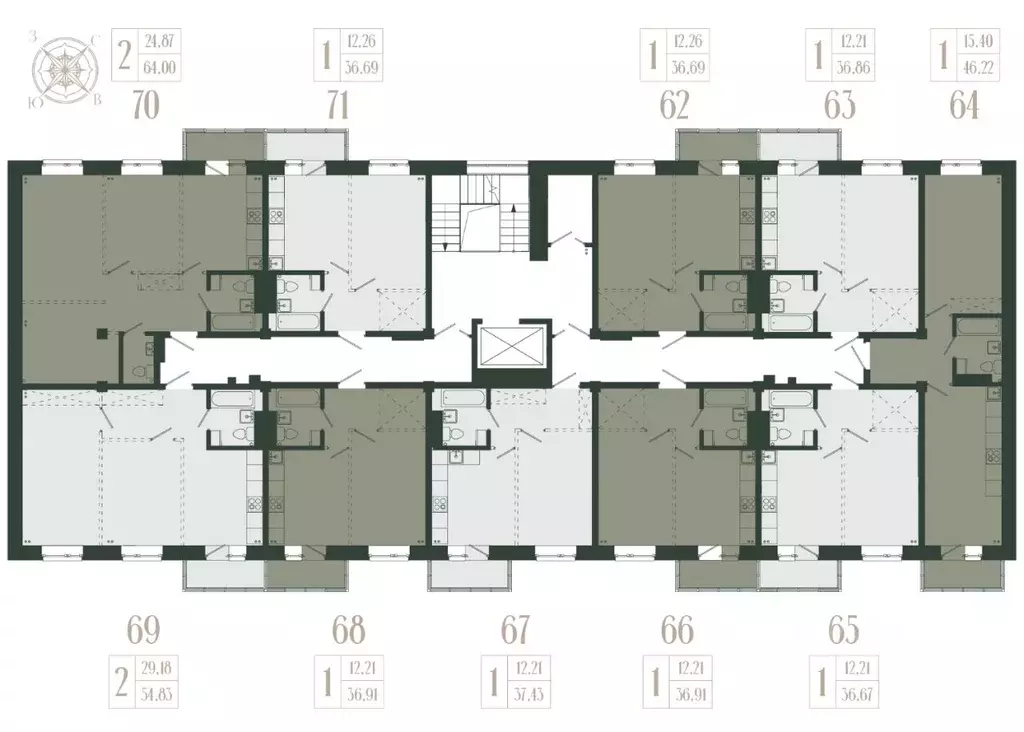 2-к кв. Иркутская область, Иркутский муниципальный округ, с. Мамоны ... - Фото 2