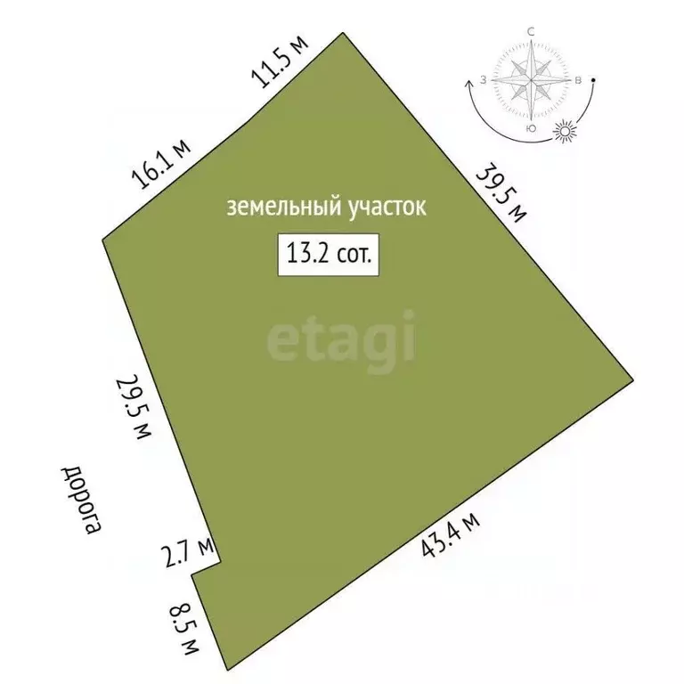 Участок в Тюменская область, Тюменский муниципальный округ, с. ... - Фото 2